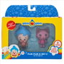 Bandai Pack de 2 Figuras de Plim Plim & Mei Li - Personajes Infantiles