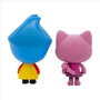 Bandai Pack de 2 Figuras de Plim Plim & Mei Li - Personajes Infantiles