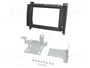 ACV Bastidor de montaje de radio para Mercedes Vito/Viano (W639) 2 DIN, Negro