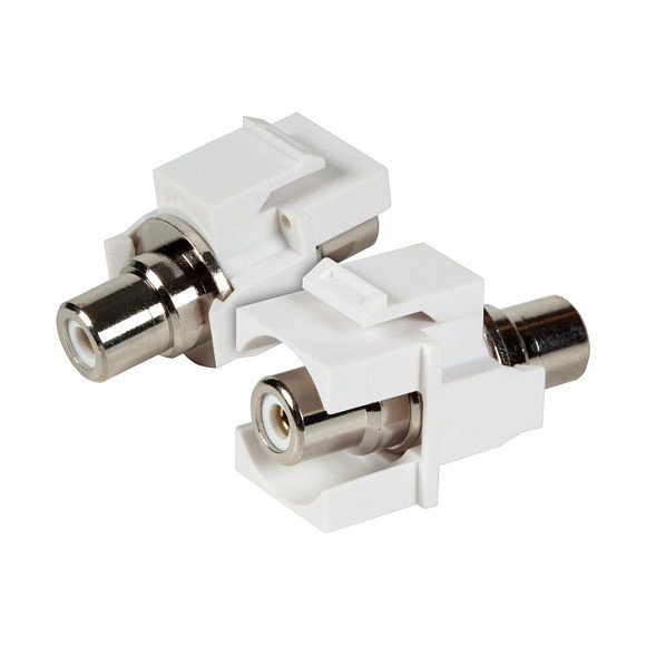 EFB Elektronik EB494 Adaptador Keystone Cinch RCA Blanco EFB Elektronik EB494 Adaptador Keystone Cinch RCA Blanco