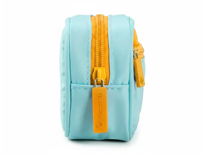 Liderpapel Estuche portatodo Duo 2 cremalleras con bolsillo frontal, azul claro, 220x90x50 mm Liderpapel Estuche portatodo Duo 2 cremalleras con bolsillo frontal, azul claro, 220x90x50 mm