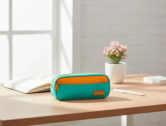 Liderpapel Estuche portatodo Duo 2 cremalleras con bolsillo frontal, azul claro, 220x90x50 mm Liderpapel Estuche portatodo Duo 2 cremalleras con bolsillo frontal, azul claro, 220x90x50 mm