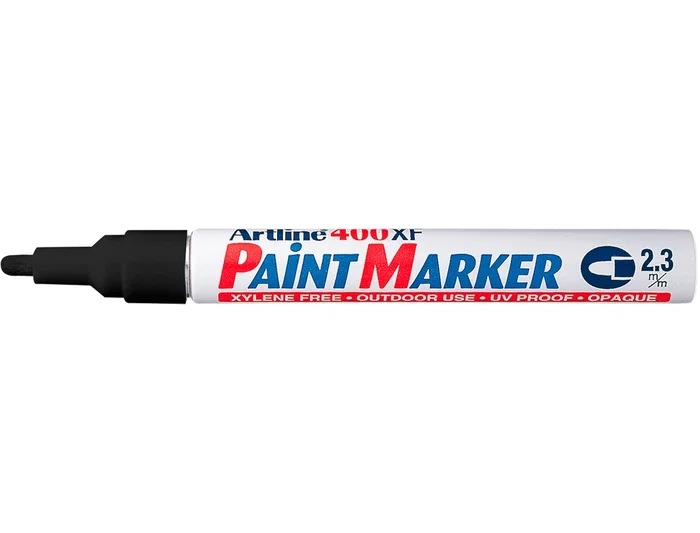 Artline EK-400 XF Rotulador Permanente Negro Punta Redonda Trazo 2.3 mm