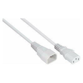 Kabelmeister Cable de extensión C14 a C13, 1m, blanco