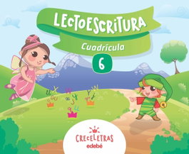 EDEBE, Cuaderno Lectoescritura 6 Cuadrícula Montessori - VV.AA.