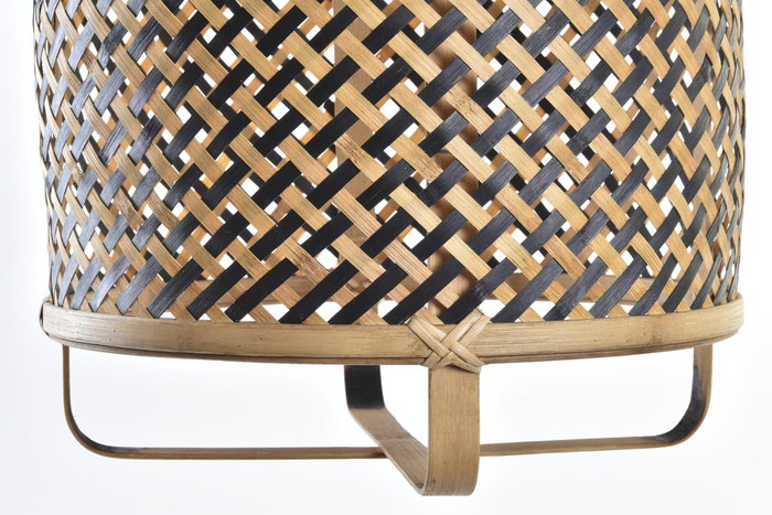 DKD Home Decor Lámpara de Techo de Ratán 36x36x48 cm Natural Marrón DKD Home Decor Lámpara de Techo de Ratán 36x36x48 cm Natural Marrón