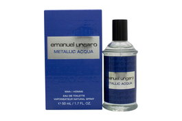 Emanuel Ungaro Metallic Acqua Men Eau de Toilette 50ml Spray