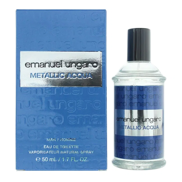 Emanuel Ungaro Metallic Acqua Men Eau de Toilette 50 ml Spray