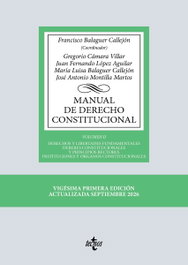 TECNOS, Manual de Derecho Constitucional, Gregorio Cámara Villar - TECNOS