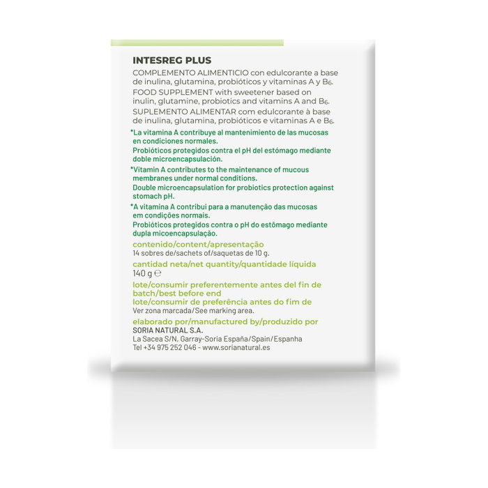 Soria Natural Intesreg Plus 14 sobres