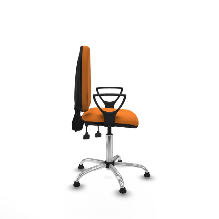 PIQUERAS Y CRESPO Silla de oficina Aýna Naranja con Brazos Fijos PIQUERAS Y CRESPO Silla de oficina Aýna Naranja con Brazos Fijos