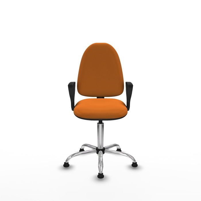 PIQUERAS Y CRESPO Silla de oficina Aýna Naranja con Brazos Fijos PIQUERAS Y CRESPO Silla de oficina Aýna Naranja con Brazos Fijos