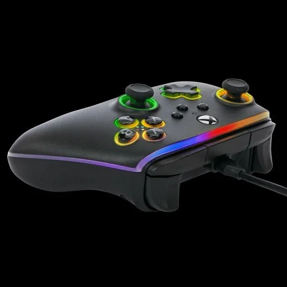 PowerA Advantage Wired Controller Lumectra Negro para Xbox Series X|S