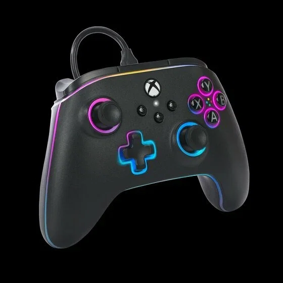 PowerA Advantage Wired Controller Lumectra Negro para Xbox Series X|S