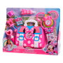Just Play 89756 Set de Doctora Minnie Mouse Bow-Care con Estetoscopio Luces y Sonidos, Maletín Accesorios Médicos para Niños +3 Años
