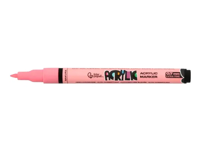 Liderpapel Rotuladores Acrylic Colores Pasteles Punta Fina 0,7 mm