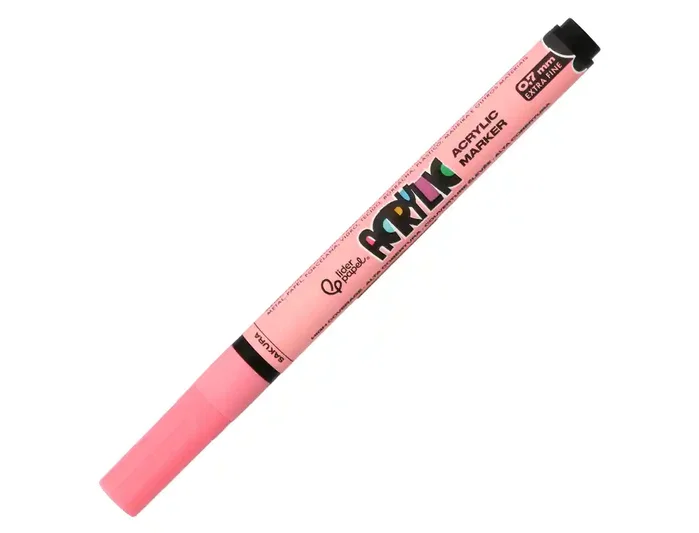 Liderpapel Rotuladores Acrylic Colores Pasteles Punta Fina 0,7 mm