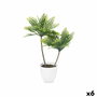 Planta Decorativa Ibergarden Plástico Palmera 36 x 55,5 x 24 cm 15 x 60 x 15 cm (6 Unidades)