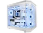Mars Gaming MC-3TCOREW Caja Gaming Semitorre Blanca con Triple Cristal Templado