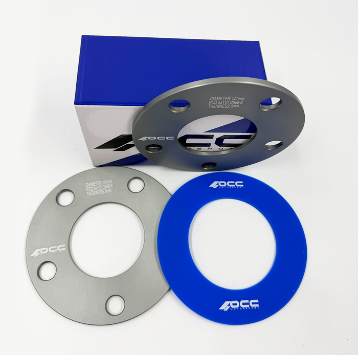 Occ Motorsport Separadores de Rueda 5mm PCD 5x112 Buje 66,6mm