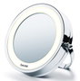Beurer BS-59 Espejo Cosmético con Luz LED y 5 Aumentos