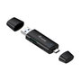Equip 245462 Lector de Tarjeta USB 3.2 Gen 1 Type-A / Type-C Negro