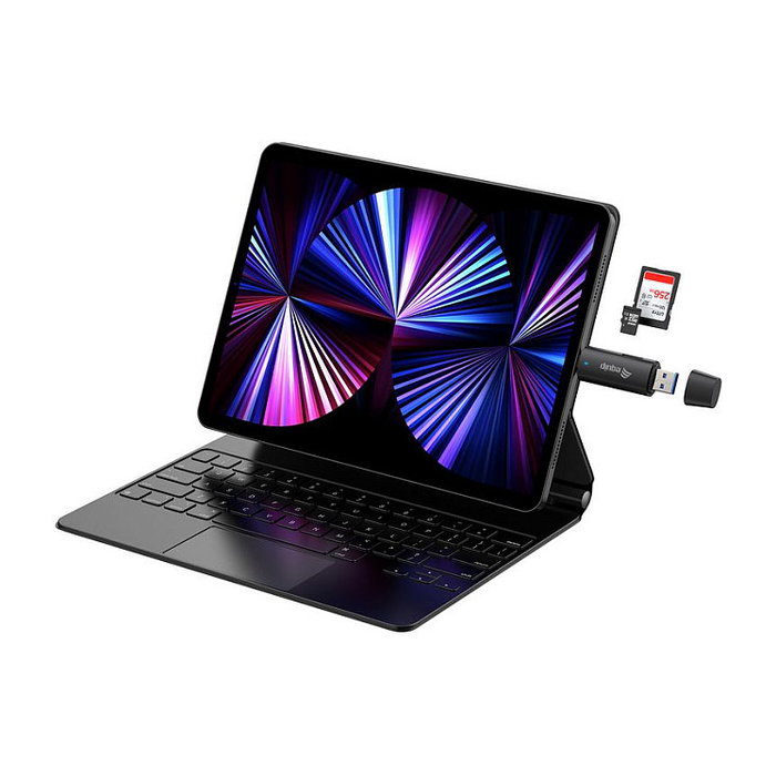 Equip 245462 Lector de Tarjeta USB 3.2 Gen 1 Type-A / Type-C Negro