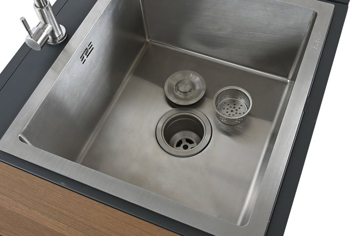 DKD Home Decor Set de 3 Isla Cocina Terraza Y Jardin Gris Natural 236 x 50 x 91 cm DKD Home Decor Set de 3 Isla Cocina Terraza Y Jardin Gris Natural 236 x 50 x 91 cm