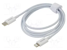 Baseus Cable Lightning a USB-C Superior Series 20W PD 1m blanco
