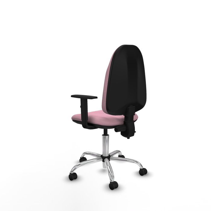 PIQUERAS Y CRESPO Silla de oficina Algarra Rosa con Brazos 1D PIQUERAS Y CRESPO Silla de oficina Algarra Rosa con Brazos 1D