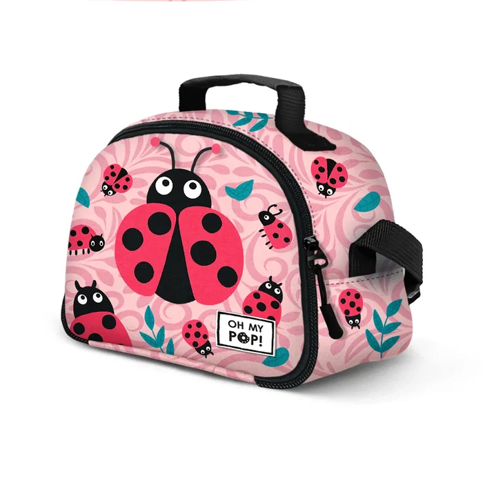 Oh My Pop Bolsa Portamerienda Thermal Ladybug Rosa 8L Oh My Pop Bolsa Portamerienda Thermal Ladybug Rosa 8L