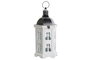 DKD Home Decor Farola Mediterraneo Blanco Gris Oscuro 17 x 39 x 19 cm