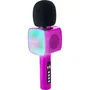 Bigben Party Micrófono Bluetooth todo en uno con efectos de luz y sonido - Rosa