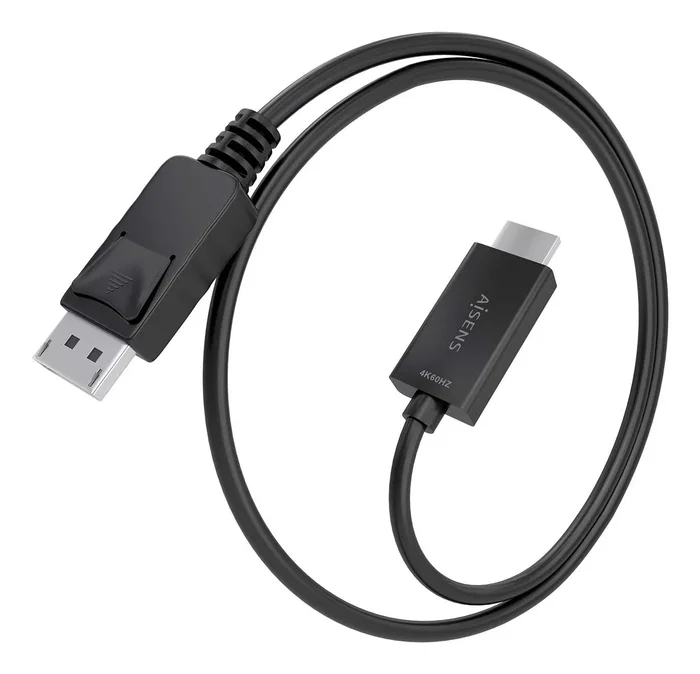 Aisens Cable Conversor DisplayPort a HDMI 4K@60Hz 1m Negro