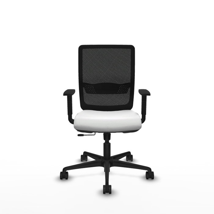 PIQUERAS Y CRESPO Silla de oficina Haches con mecanismo Sincro/Traslack, Blanco y Negro PIQUERAS Y CRESPO Silla de oficina Haches con mecanismo Sincro/Traslack, Blanco y Negro