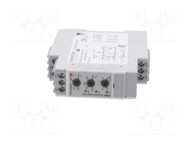 CARLO GAVAZZI DFB01CM24 Relé de control de frecuencia AC SPDT CARLO GAVAZZI DFB01CM24 Relé de control de frecuencia AC SPDT