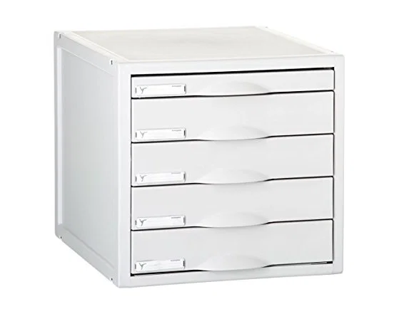 Archivo 2000 Fichero de 5 Cajones Archisystem Gris 356x316x303 mm Archivo 2000 Fichero de 5 Cajones Archisystem Gris 356x316x303 mm