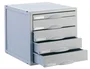 Archivo 2000 Fichero Cajones Sobremesa Archisystem Gris 5 Cajones 356x316x303 mm Fabricado en España Poliestireno Reciclado