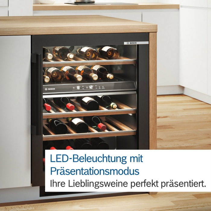 Bosch KWK 36ABGA Serie 6 Vinoteca con Puerta de Cristal Bosch KWK 36ABGA Serie 6 Vinoteca con Puerta de Cristal