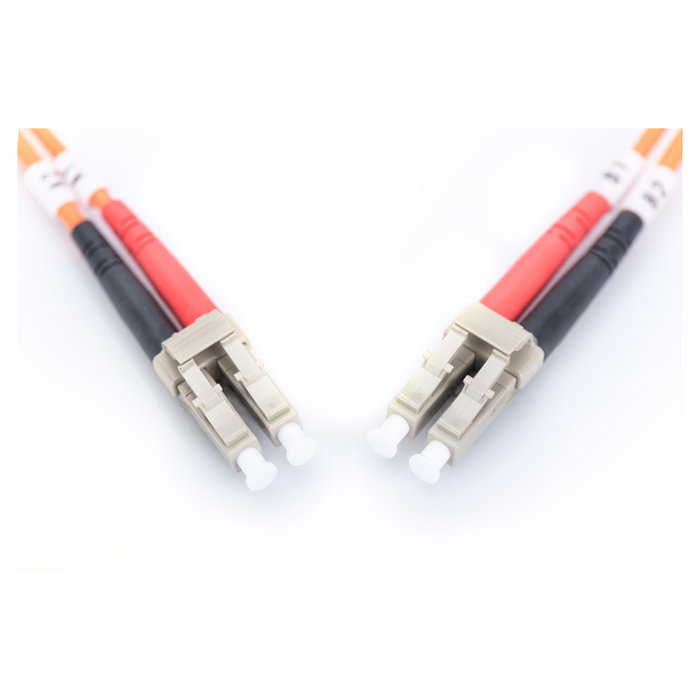 Digitus Cable de fibra óptica LC/LC OM2 Multimodo 1 m Naranja