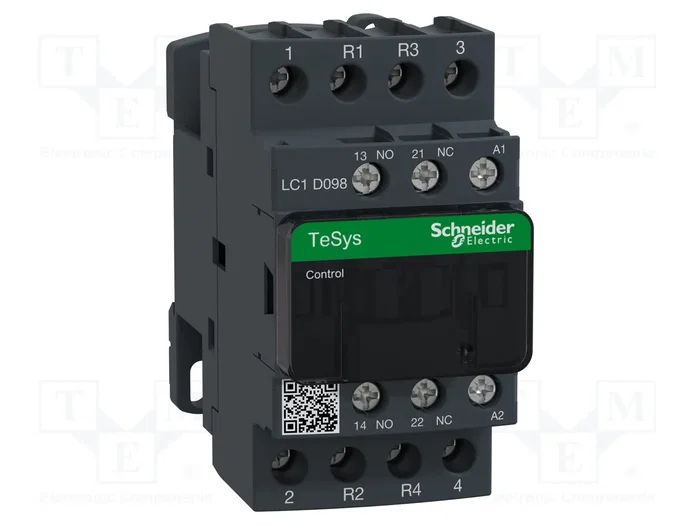 SCHNEIDER ELECTRIC Contactor TeSys D 4-polar LC1D258F7 SCHNEIDER ELECTRIC Contactor TeSys D 4-polar LC1D258F7