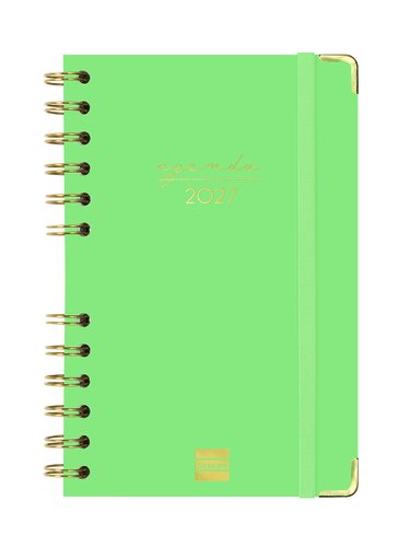 Finocam Agenda Anual 2027 Trendy Alma Wire-O Verde Finocam Agenda Anual 2027 Trendy Alma Wire-O Verde