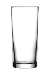 Hermia PB-42138-1 Juego de Vasos de Vidrio Transparente, 200ml, 6 Piezas