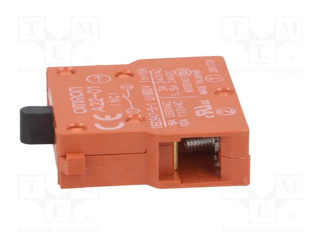 OMRON Bloques de Contactos NC A22-01 OMRON Bloques de Contactos NC A22-01