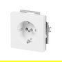 BUSCH-JAEGER BJ 20 EUC-884 Enchufe de Pared CEE 7/3 2P+E 250V 16A Blanco Matt Estudio Future Linear