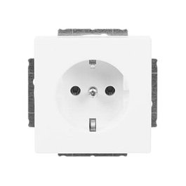 BUSCH-JAEGER BJ 20 EUC-884 Enchufe de Pared CEE 7/3 2P+E 250V 16A Blanco Matt Estudio Future Linear