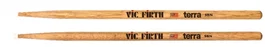 Vic Firth Baquetas American Classic 5Bn Nylon Terra Nogal Americano para Rock, Metal y Pop - Longitud 16" Diámetro 0.595"
