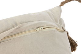 DKD Home Decor India 1c24 Cojín Decorativo Boho de Algodón y Lino, 45 x 45 cm (2 Unidades)