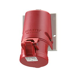Mennekes TwinCONTACT IP44 16A 5P 6H 400V Wanddose
