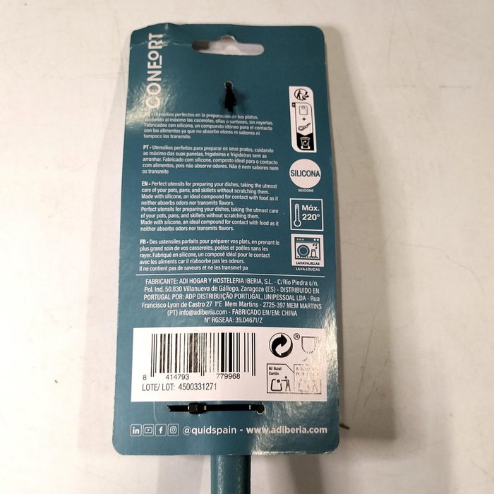 Quid Espátula Silicona Confort 29 cm Azul Quid Espátula Silicona Confort 29 cm Azul